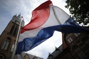 Netherlands Announces €500M Package for Ukraine Air Defense and Drone Support The Dutch flag. (Source: Getty Images)