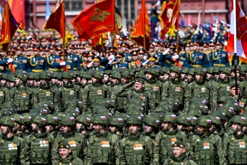 A military parade is held in the Red Square as part of the celebrations of the 80th anniversary of Victory Day, in Moscow, Russia on May 9, 2025. Illustrative photo. (Source: Getty Images)