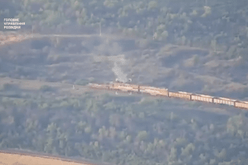 Russian Military Rail Line in Zaporizhzhia Blown Up—Twice—in Partisan Sabotage Campaign