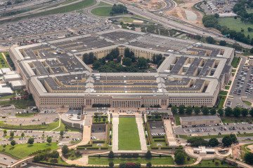 The Pentagon Office Building is seen from the air on August 25, 2026, in Arlington, VA. (Source: Getty Images) The Pentagon Office Building is seen from the air on August 25, 2026, in Arlington, VA. (Source: Getty Images)