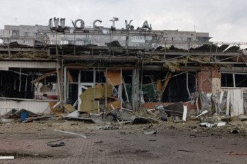 The Shostka railway station building in Ukraine’s Sumy region after being destroyed in a Russian drone attack on May 30, 2026. (Source: Ukrzaliznytsia)