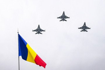Romania Scrambles F-16s In Response to Russian Drone Strikes on Danube Region