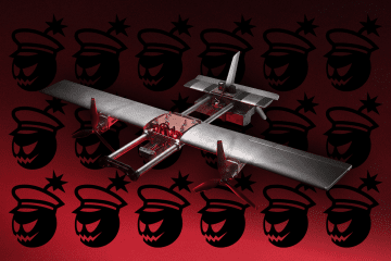 Illustrative image of a “Khmarynka” (Cloudlet) fixed-wing suicide drone developed by Ukrainian defense-tech company General Chereshnya (Source: UNITED24 Media/Oleksandr Manukians)