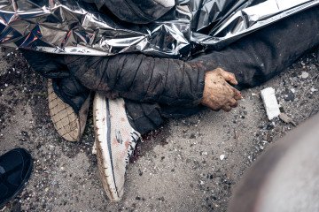 Bodies of civilians killed in a Russian ballistic missile strike in central Sumy, Ukraine, on April 13, 2025. (Source: Getty Images) Bodies of civilians killed in a Russian ballistic missile strike in central Sumy, Ukraine, on April 13, 2025. (Source: Getty Images)