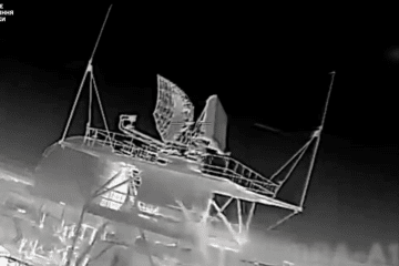 HUR destroyed several Russian radar systems and a naval helicopter in temporarily occupied Crimea. (Source: HUR)