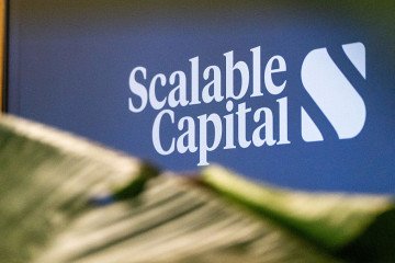 A logo of the company Scalable Capital. (Source: Getty Images) A logo of the company Scalable Capital. (Source: Getty Images)