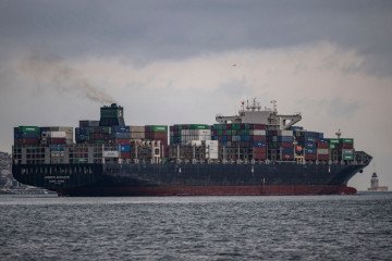 Hong-Kong-flagged container ship “Joseph Schulte” transits Bosphorus in Istanbul, on August 18, 2023. Illustrative image. (Source: Getty Images) Hong-Kong-flagged container ship “Joseph Schulte” transits Bosphorus in Istanbul, on August 18, 2023. Illustrative image. (Source: Getty Images)