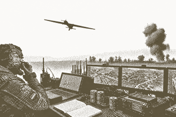 Illustration of a Russian drone command post targeted by Ukrainian forces. (Source: General Staff of Ukraine) Illustration of a Russian drone command post targeted by Ukrainian forces. (Source: General Staff of Ukraine)