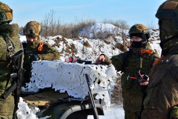 Alcohol Abuse and Violence—Russian Troops Face Moral Collapse on Kupiansk Front A military training exercise held by an engineer unit of the Russian Southern Military District based on the experience gained in Russia's war in Rostov-On-Don, Russia on January 19, 2026. Illustrative photo. (Source: Getty Images)