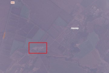 A new launch site for strike drones near the village of Asovytsia in Russia’s Bryansk region, December 14, 2025. (Source: Copernicus)