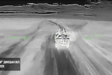 Thermal footage captures a Ukrainian FP-2 heavy drone targeting a Russian Tor air defense system while it moves to a new position in the Donetsk region. (Source: 1st Separate Unmanned Systems Center of the Armed Forces of Ukraine) Thermal footage captures a Ukrainian FP-2 heavy drone targeting a Russian Tor air defense system while it moves to a new position in the Donetsk region. (Source: 1st Separate Unmanned Systems Center of the Armed Forces of Ukraine)