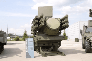 Russia’s Pantsir SMD-E air defense module is on static display at an exhibition. (Photo: open source) Russia’s Pantsir SMD-E air defense module is on static display at an exhibition. (Photo: open source)