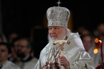 Russian Orthodox Patriarch Kirill leads the Orthodox Easter service at Moscow's Cathedral of Christ the Saviour on April 12, 2026. (Source: Getty Images) Russian Orthodox Patriarch Kirill leads the Orthodox Easter service at Moscow's Cathedral of Christ the Saviour on April 12, 2026. (Source: Getty Images)