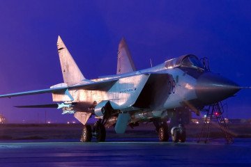 Russian MiG-31K on a military airfield. (Photo: open source)