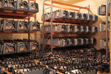 Ukrainian Company Develops Lower-Cost Alternative to Patriot Air Defense System This photograph shows parts of long-range drones stored in a workshop of the Fire Point company which manufactures FP-1 deep-strike drones and FP-2 strike drones on January 29, 2026. Illustrative photo. (Source: Getty Images)