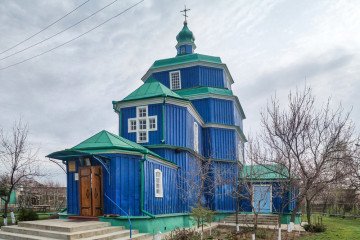 St. Vvedenska Church in the town of Beryslav, Kherson region. (Source: Ukrainian Baroco project)