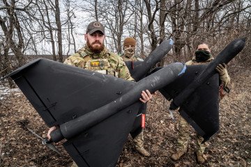 Azov Fighters Deploy ‘Shahed-Like’ UAS SETH Strike Drones on the Front Lines