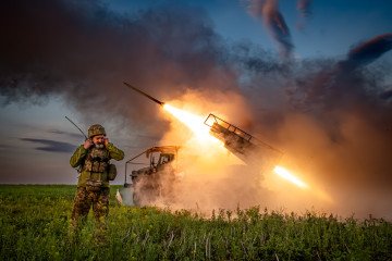 Ukrainian servicemen of the rocket artillery battery of the 23rd Mechanized Brigade near the settlement of Pokrovske on May 24, 2026, in Dnipropetrovsk Oblast, Ukraine. (Source: Getty Images) Ukrainian servicemen of the rocket artillery battery of the 23rd Mechanized Brigade near the settlement of Pokrovske on May 24, 2026, in Dnipropetrovsk Oblast, Ukraine. (Source: Getty Images)