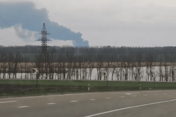 Fire at Key Russian Oil Hub Doubles in Size Following Drone Attack