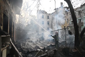 Today’s Russian Missile Attack on Lviv and Kryvyi Rih in Pictures