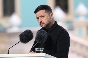 Ukrainian President Volodymyr Zelenskyy. (Source: Getty Images)
