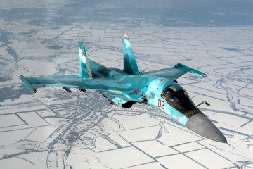 Russian Su-34 during military drills in 2019. Russian Su-34 during military drills in 2019.