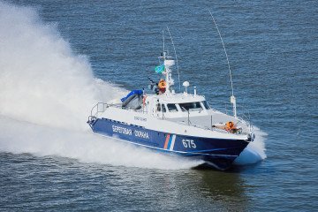 Russian Project 12150 Mangust patrol boat PSKA-617 in Astrakhan.