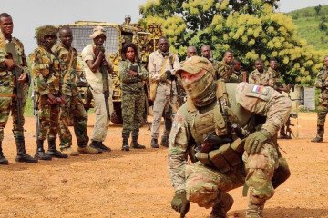Russian Wagner mercenary alongside local forces in Africa. Illustrative image. (Photo: Open source) Russian Wagner mercenary alongside local forces in Africa. Illustrative image. (Photo: Open source)