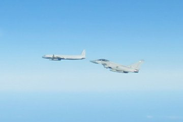 British Typhoon Jets Intercept Russian Warplanes Three Times Over Baltic Over Past Week