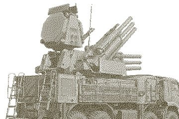 Illustration of a Russian Pantsir-S1 air defense system. (Source: General Staff of the Armed Forces of Ukraine)