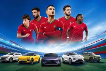 Changan promotion image, featuring the Portuguese national team and Cristiano Ronaldo. Changan promotion image, featuring the Portuguese national team and Cristiano Ronaldo.