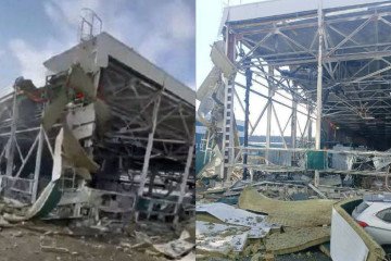 Ukrainian Drone Strike Damages Russian Military Training Center in Mulino Ukrainian Drone Strike Damages Russian Military Training Center in Mulino