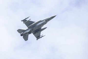 Polish Air Force F-16 fighter jet. (Source: Getty Images)