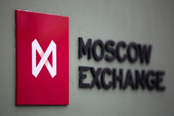 A logo sits on display outside the OAO Moscow Exchange in Moscow, Russia. (Source: Getty Images) A logo sits on display outside the OAO Moscow Exchange in Moscow, Russia. (Source: Getty Images)