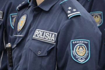 Kazakh police officers in uniform. (Photo: open source)