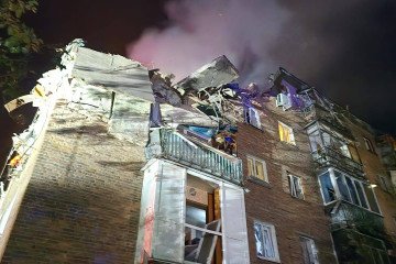 Russia Strikes an Apartment Building in Kharkiv Killing at Least 6, Injuring 25