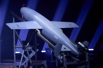 A Ukrainian BARS-SM jet-powered strike drone.