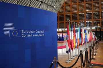 Headquarters of the European Council, on October 23, 2025, in Brussels, Belgium. (Source: Getty Images)
