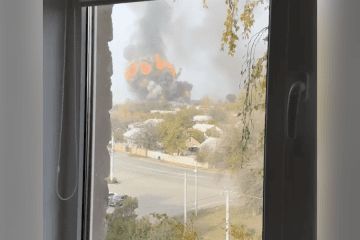 Explosions Reported in Occupied Luhansk Amid Alleged Strike on Ammunition Depot