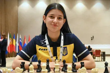 Anastasiia Hnatyshyn. (Source: Instagram/European Chess Union)