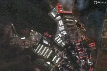 Aftermath of January 3 US Strikes on Caracas. (Source: Vantor via Business Insider, 2026)