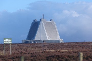 Solid State Phased Array Radar (SSPAR) at RAF Fylingdales, North Yorkshire, UK, 2012. (Source: Wikimedia)
