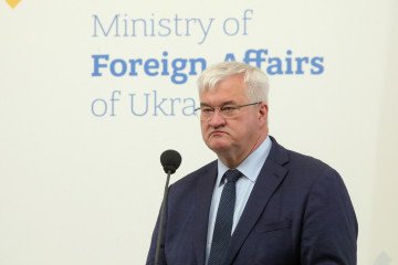 Ukrainian Foreign Minister Andrii Sybiha. (Source: Getty Images)