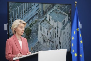 “Terror and Barbarism”: Global Leaders React After Russian Strikes Kill Civilians, Damage EU Mission “Terror and Barbarism”: Global Leaders React After Russian Strikes Kill Civilians, Damage EU Mission