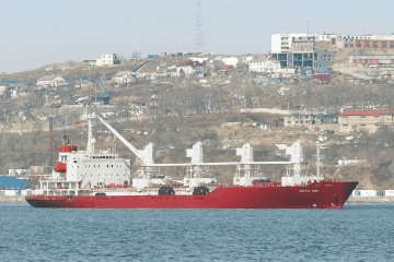 Explosion Sparks Fire on Russian Cargo Ship Near Busan, South Korea