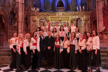 The Ukrainian choir “Songs for Ukraine” took part in the closing segment of Britain’s King Charles III’s annual Christmas address. (Source: Songs for Ukraine)