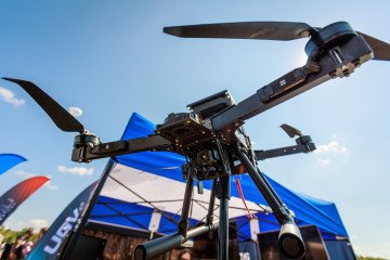BULLDOG, a modular unmanned aerial vehicle at the Demo Day TFUA exhibition, July 15, 2026. BULLDOG, a modular unmanned aerial vehicle at the Demo Day TFUA exhibition, July 15, 2026.