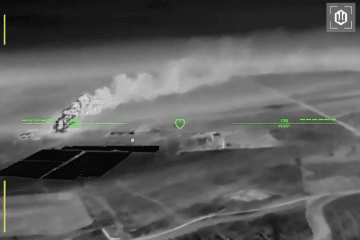 Thermal drone footage released by Ukraine’s Unmanned Systems Forces appears to show a strike on a reported energy infrastructure target. (Source: Official Telegram channel of the Commander of the Unmanned Systems Forces of the Armed Forces of Ukraine) Thermal drone footage released by Ukraine’s Unmanned Systems Forces appears to show a strike on a reported energy infrastructure target. (Source: Official Telegram channel of the Commander of the Unmanned Systems Forces of the Armed Forces of Ukraine)