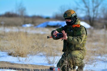 A military training exercise held by an engineer unit of the Russian Southern Military District based on the experience gained in Russia's war in Rostov-On-Don, Russia on January 19, 2026. Illustartive photo. (Source: Getty Images)