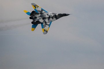 A MiG-29 of the Armed Forces of Ukraine. (Source: KpsZSU/X)
